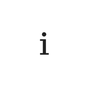 Information icon black and white